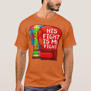 Divertido Autismo Mãe Camisa Pai, Sua Luta É Minha