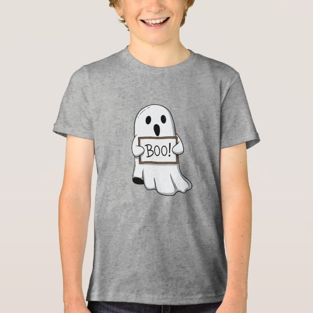 Divertido BOO Fantasmagórico Fofo (Frente)