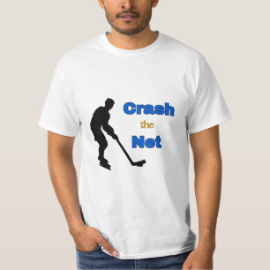 DIVERTIDO! Crash the Net - Camisa de Hockey