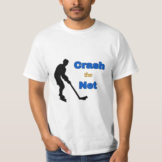 DIVERTIDO! Crash the Net - Camisa de Hockey (Frente)