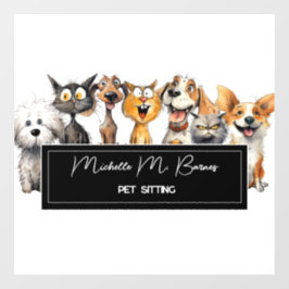 Divertido Cuidador Profissional de Gatos Cães Louc