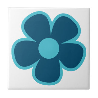 Divertido e Funky 60s 70s Flor Retroativo