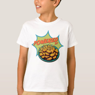 Divertido equipado com camiseta Fries e Nuggets fr