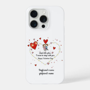 divertido grudado como cola personalizado casal