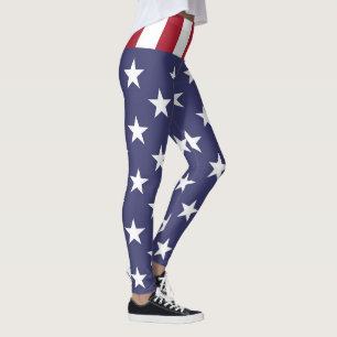 DIVERTIDO! ★ Leggings USA Estrelas e Listras – Pat