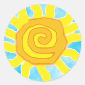 Divertido nos adesivos do Sol