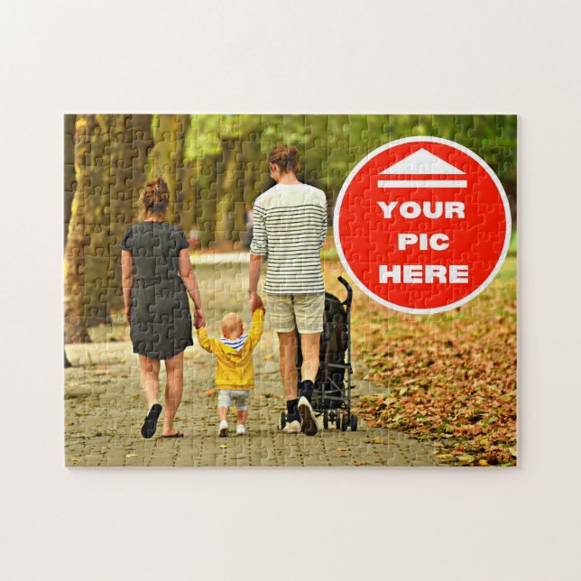 Divertido! Quebra-cabeça - Personalizado - 11" x 1 (Horizontal)