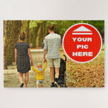 Divertido! Quebra-cabeça - Personalizado - 20" x 3