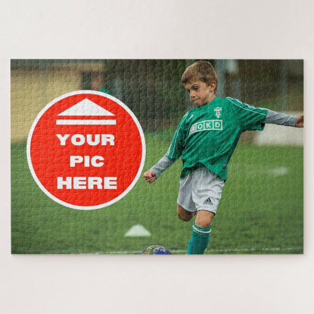 Divertido! Quebra-cabeça - Personalizado - 20" x 3 (Horizontal)