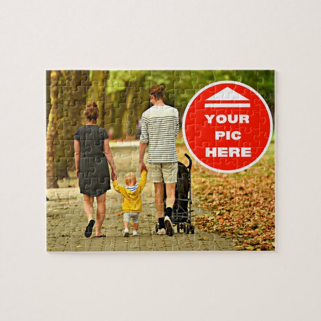 Divertido! Quebra-cabeça - Personalizado - 8" x 10 (Horizontal)