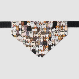 Divertido Tantos Gatos e Gatinhos Coloriram o padr