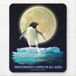 Divertimento bonito Mousepad inspirador do PINGUIM