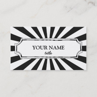 Divertimento & cartão de visita moderno