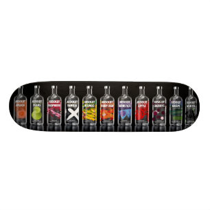 Divertimento da plataforma do skate da vodca