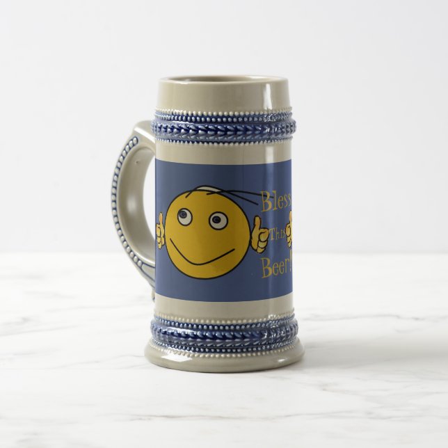 Divertimento de entretenimento Abençoe esta caneca (Frente Esquerda)