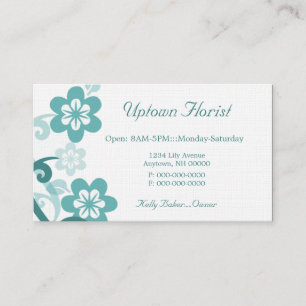 Divertimento e cartão de visita floral Flirty, tu