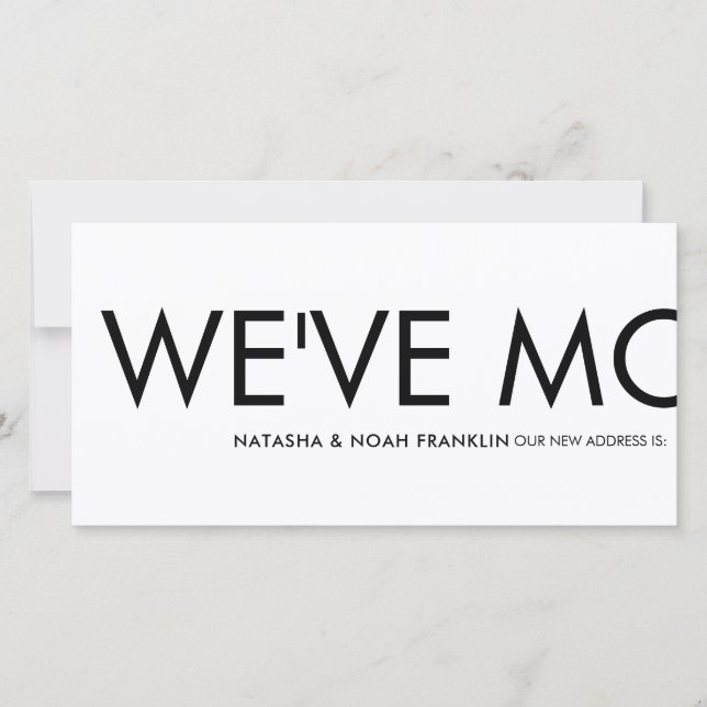 Divertimos Nós Mudamos Novo Anúncio de Endereço (Frente)