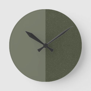 Dividir o relógio de parede verde do Moss - Design