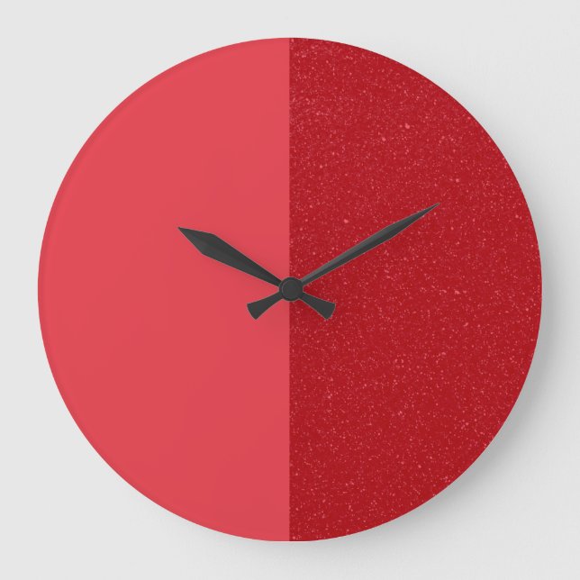 Dividir Relógio De Parede Vermelho Duplo Com Tomat (Frente)