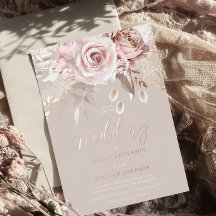 Divina Rosa Dourado Blush Floral Pura Elegante Noi