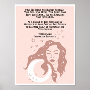 Divine Aura Poster Por Terrah Leigh Tullie