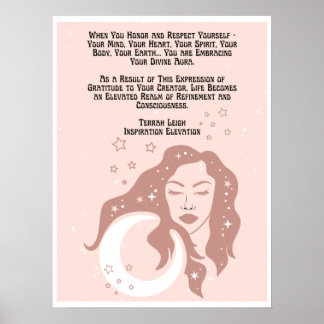 Divine Aura Poster Por Terrah Leigh Tullie