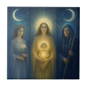 Divine Feminine Triptych