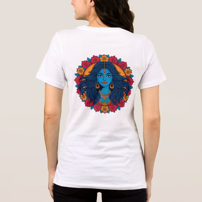 Divine Hindu Goddess Kali Mandala Art - Powerful   (Verso)