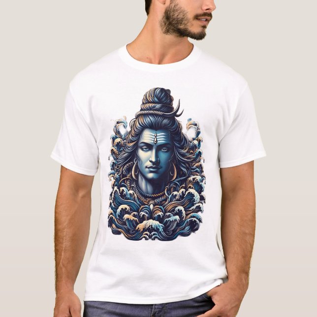 Divino Shiva: Camiseta de Dança Cósmica (Frente)