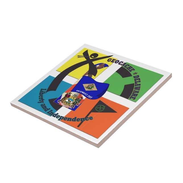 DIVISA DELAWARE GEOCACHER DO ESTADO (Lateral)