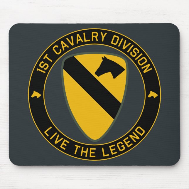 Divisão de Cavalaria 1rua Classe A Mousepad (Frente)