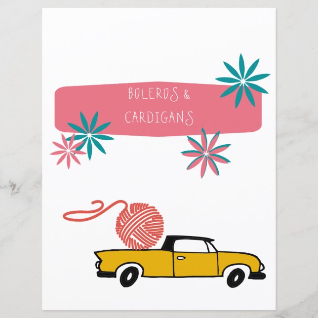 Divisor Branco - Inserção do Binder de tricô Yarna (Frente)