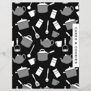 Divisor de Bolos e Cookies Cozinha branca preta