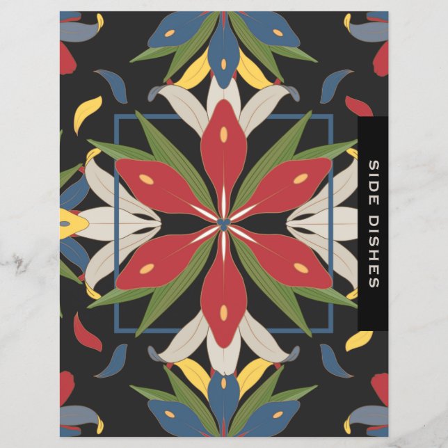 Divisor de Capturas de Azulejo de Cozinha | Pratos (Frente)