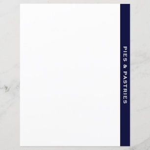 Divisor de livros Marinho e branco Pintura e p