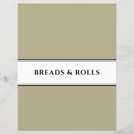 Divisor de livros | Pão e Roll | Sage Black White