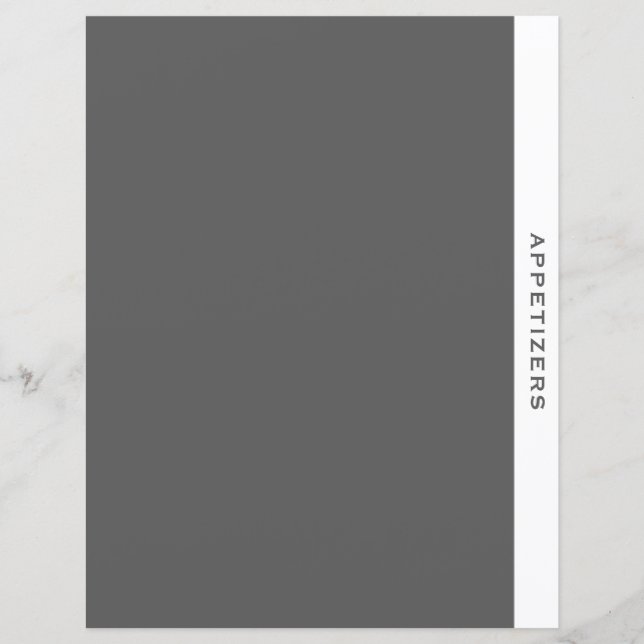 Divisor de Receitas | Apelidos | Cinzas simples e  (Frente)