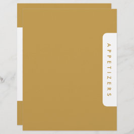 Divisor de receitas/aperitivos de houndstooth / Pe