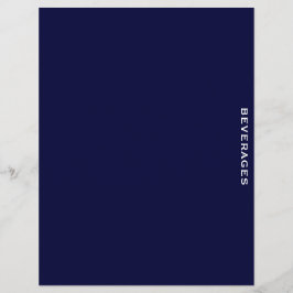 Divisor de Receitas | Azul e branco | Bebidas