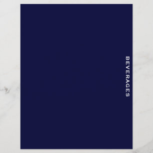 Divisor de Receitas Azul e branco Bebidas