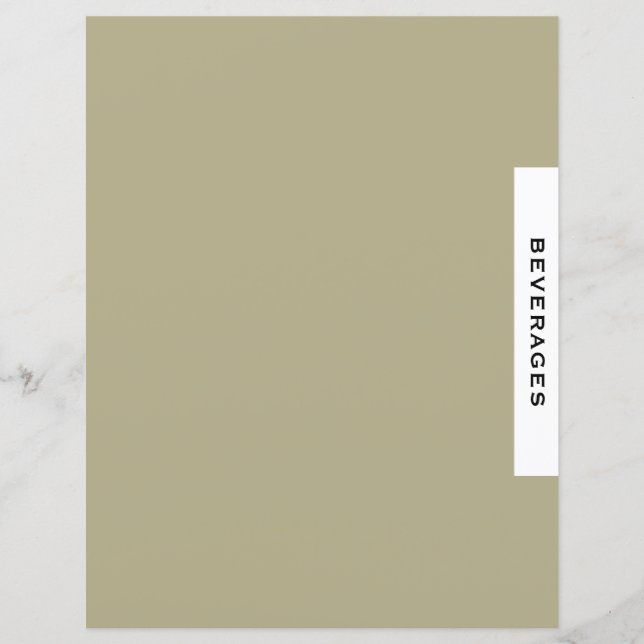 Divisor de Receitas | Bebidas | Sage Black & White (Frente)