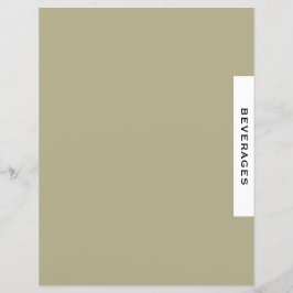 Divisor de Receitas | Bebidas | Sage Black & White