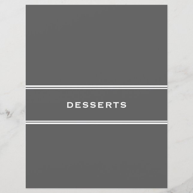 Divisor de Receitas | Desserts | CINZAS (Verso)