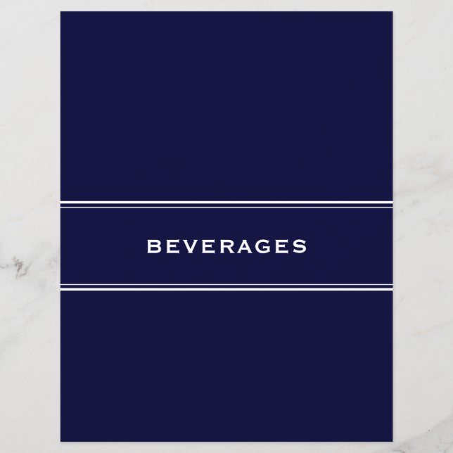 Divisor de Receitas Marinho Azul (Frente)