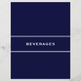 Divisor de Receitas Marinho Azul