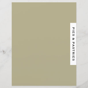 Divisor de Receitas Pintura e pastelaria Sage