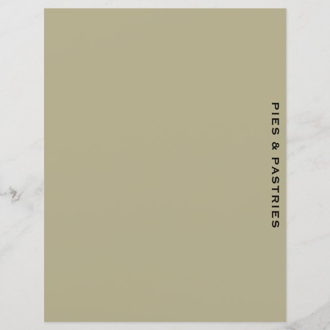 Divisor de Receitas | Pintura e pastelaria | Verde (Frente)