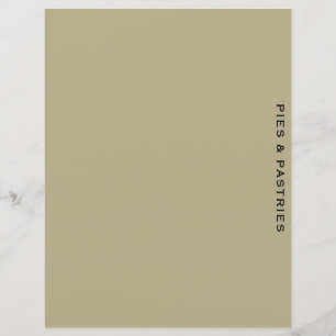 Divisor de Receitas Pintura e pastelaria Verde
