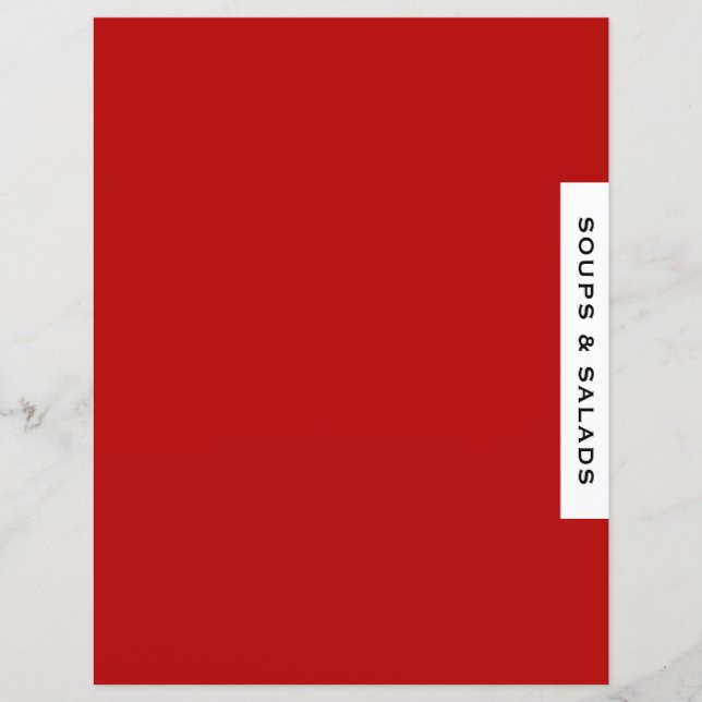 Divisor de Receitas | Sopas e saladas | Preto Verm (Frente)