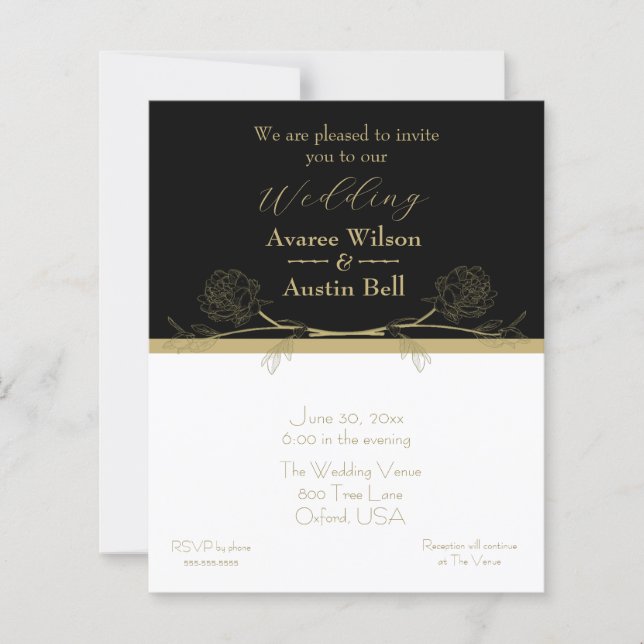 Divisor Dourado Elegente Dourado e Negro (Frente)